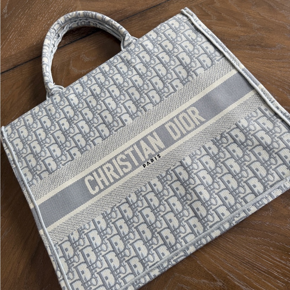 NO NAME blue and grey Tote Bag